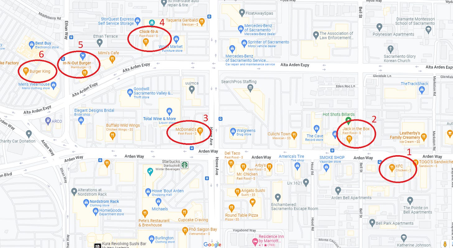 Fries map