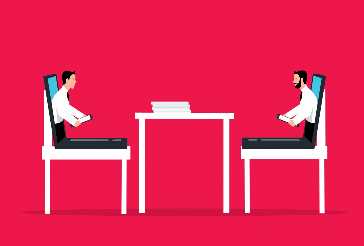 business, virtual meeting, video conference, work from home, online, virtual, zoom, team, office, work, home, discussion, teamwork, new normal, cartoon, people, laptop, technology, chat, room, planning, computer, web, communication, screen, table, furniture, chair, rectangle, human body, couch, font, desk, magenta, art, coffee table, logo, illustration, graphics, sitting, event, brand, carmine, sharing, conversation, graphic design, clip art, job, wood, armrest