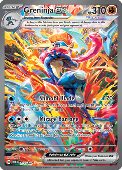 Greninja ex — Twilight Masquerade, 214/167 Greninja ex — Twilight Masquerade, 214/167