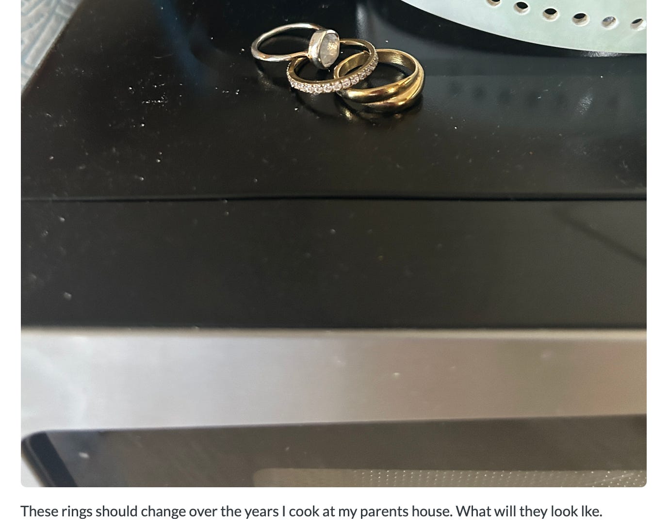 rings on the microwave