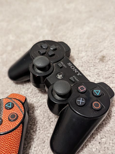 PS3 controllers of the rainbow!