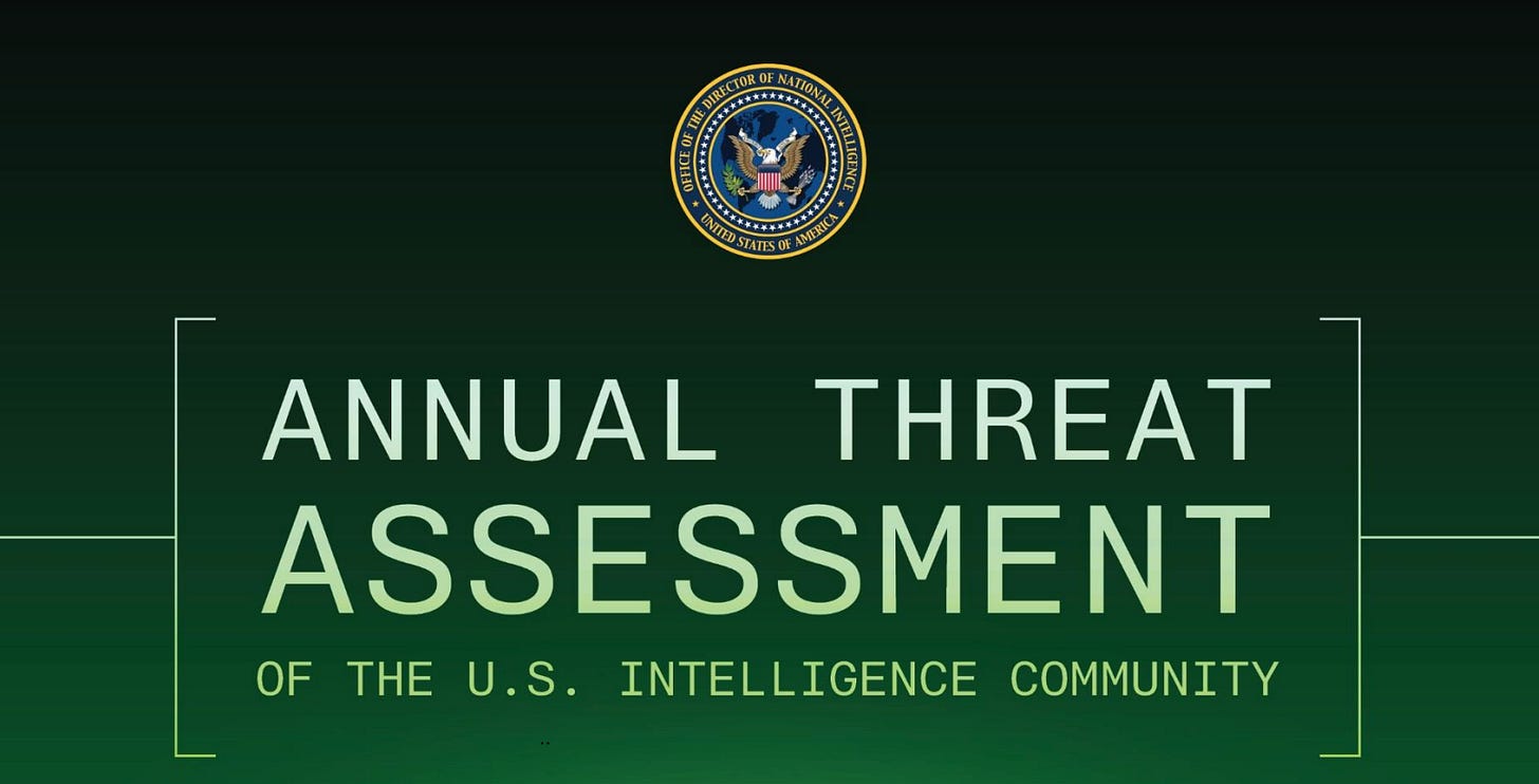 Annual Threat Assessment Annual Threat Assessment