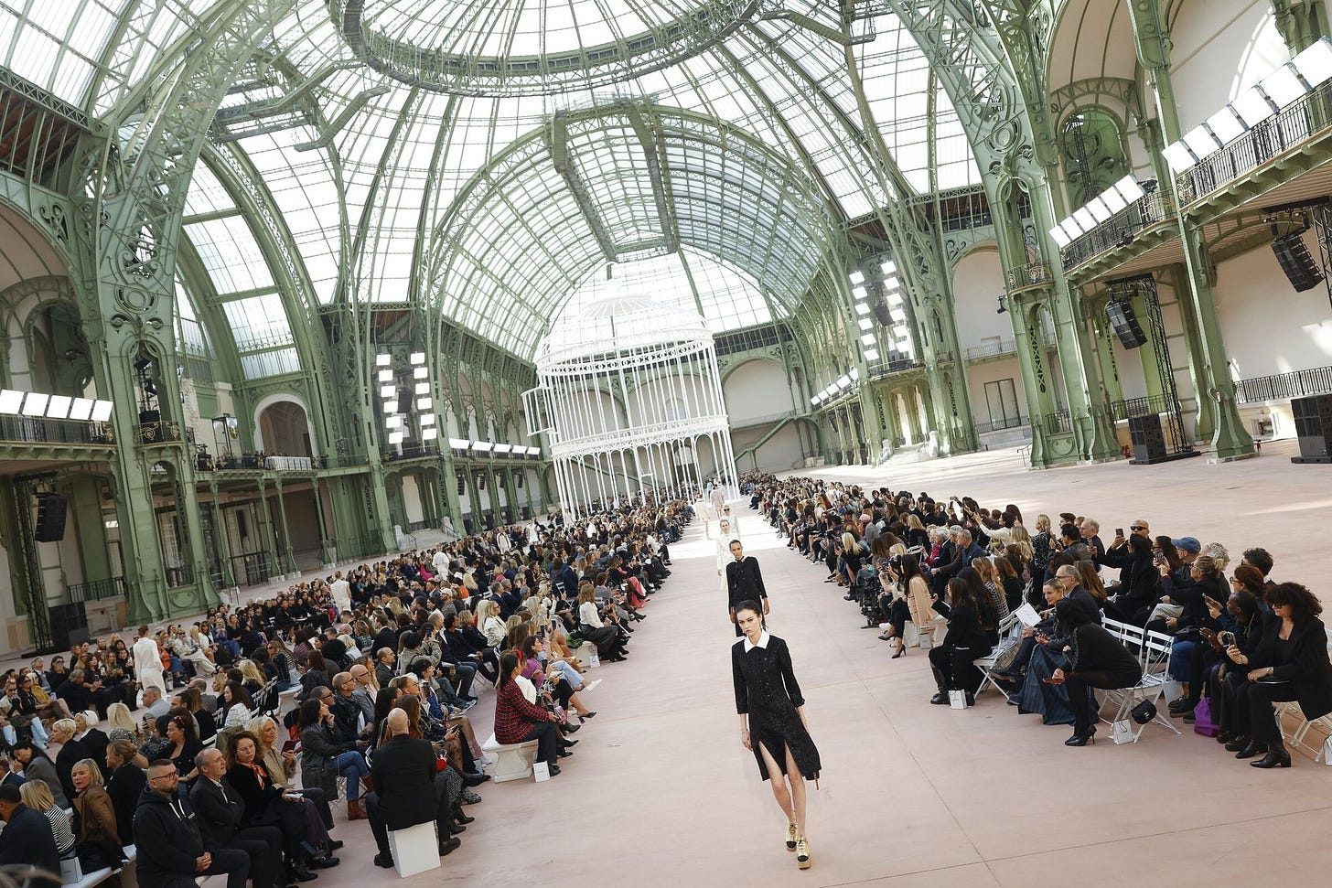 See the dramatic setting for the Chanel spring/summer fashion show | The Seattle Times See the dramatic setting for the Chanel spring/summer fashion show | The Seattle Times