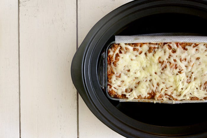 Lasaña. Receta para Crock Pot