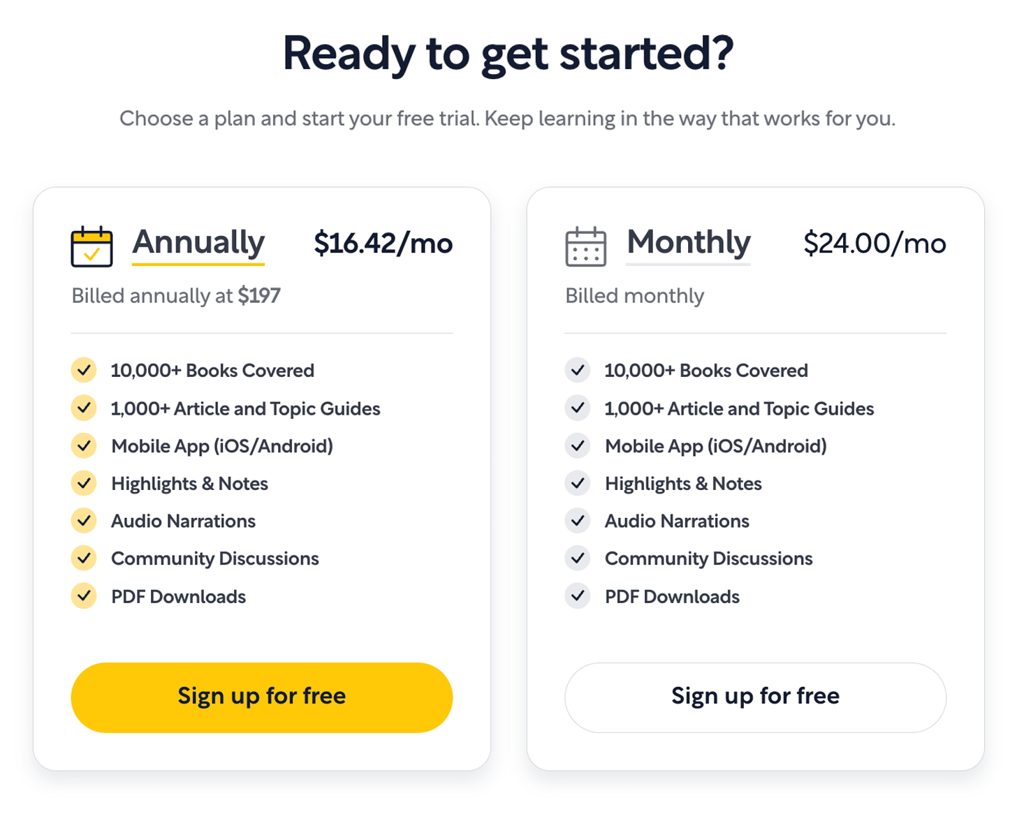 Shortform’s Pricing (amounts in USD) Shortform’s Pricing (amounts in USD)