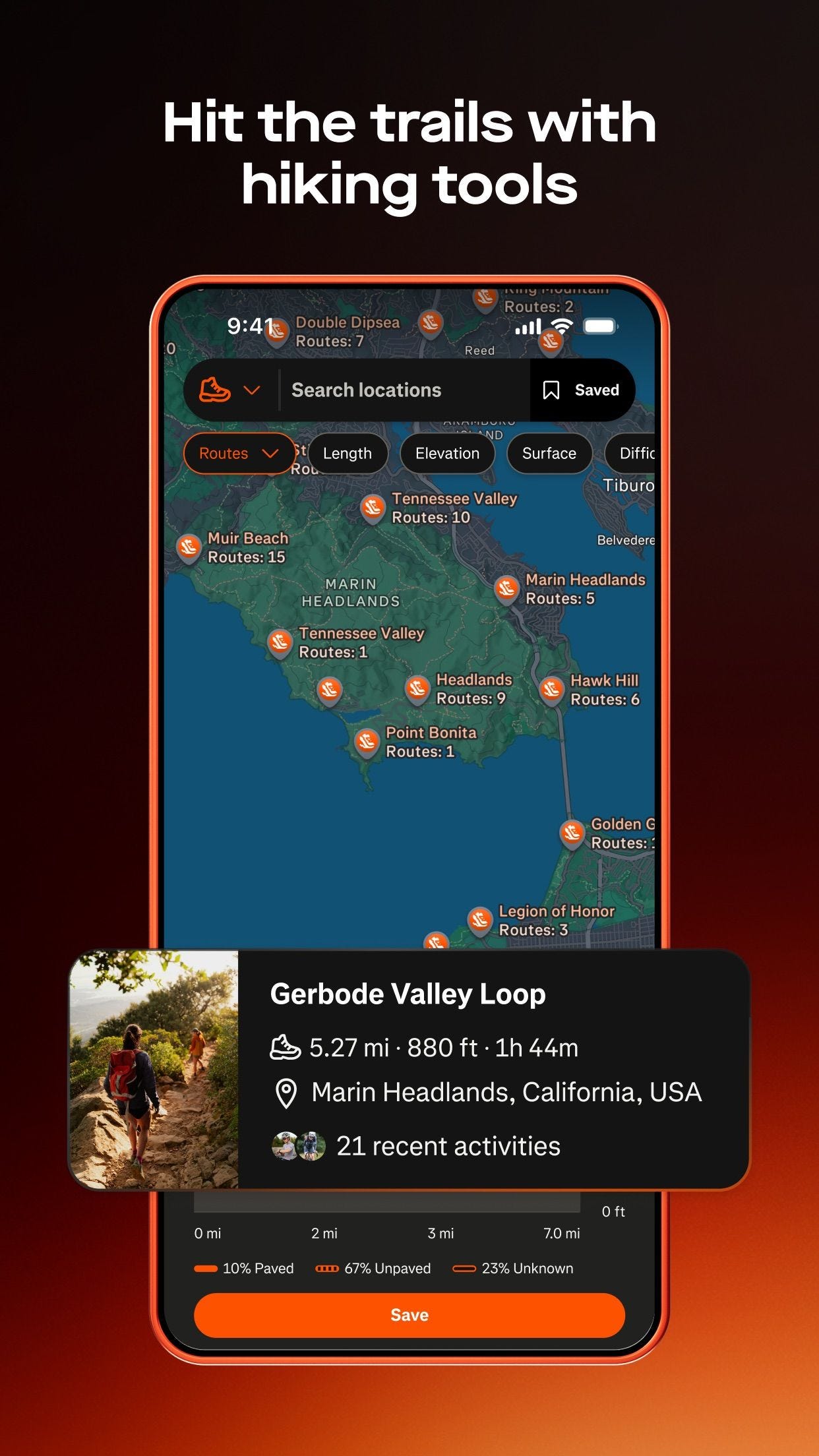 Strava's heatmap based approach to hiking Strava's heatmap based approach to hiking