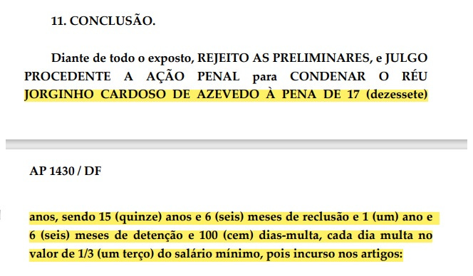 Jorginho (Interna 2) | O voto do ministro Alexandre de Moraes | Foto: Reprodução/STF