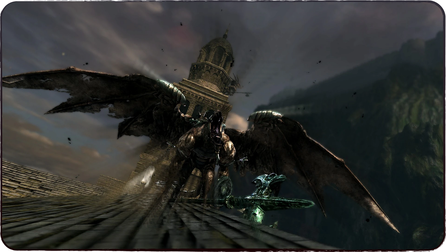 An image showing the Gargoyle boss from Dark Souls. An image showing the Gargoyle boss from Dark Souls.
