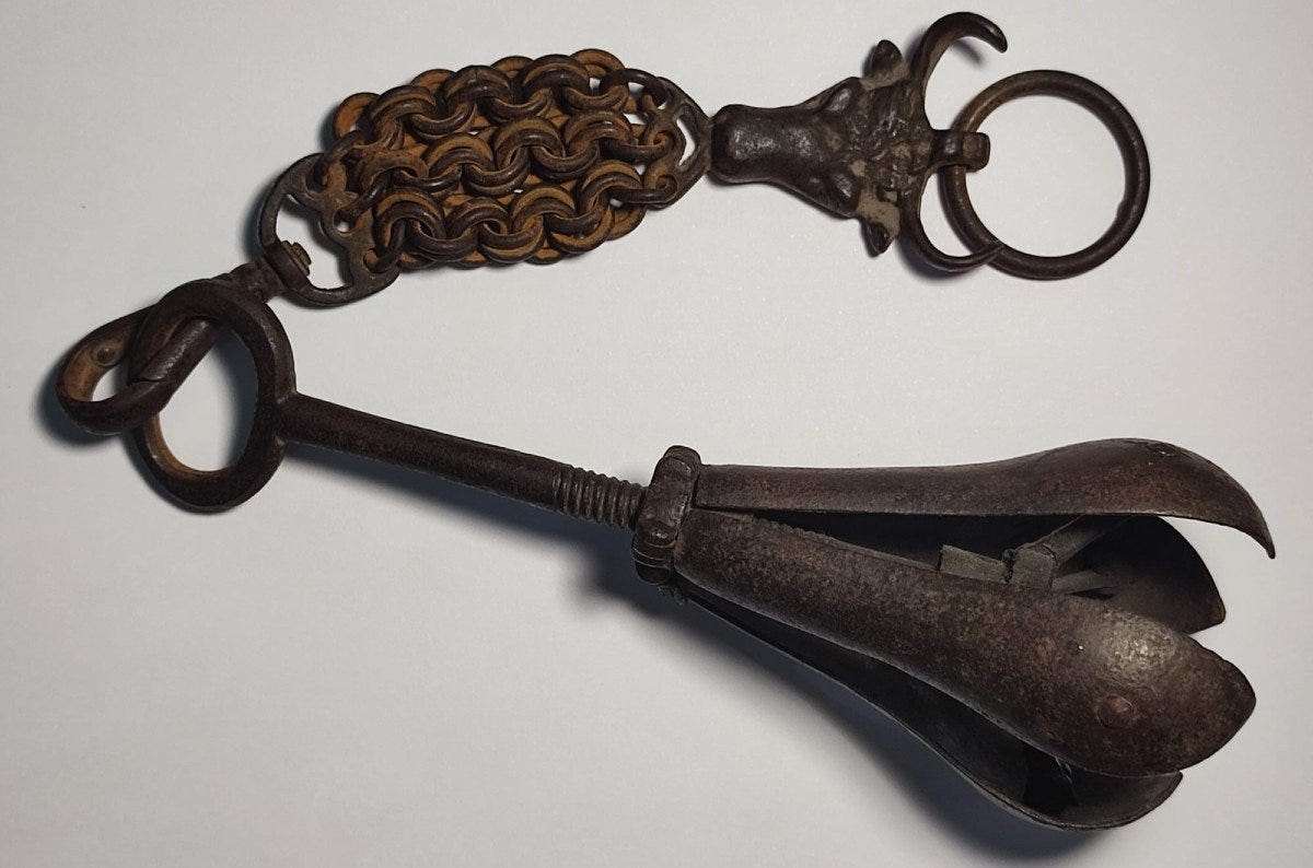 Proantic: Extremely Rare Instrument Of Torture, 'the Pear Of Anguish'