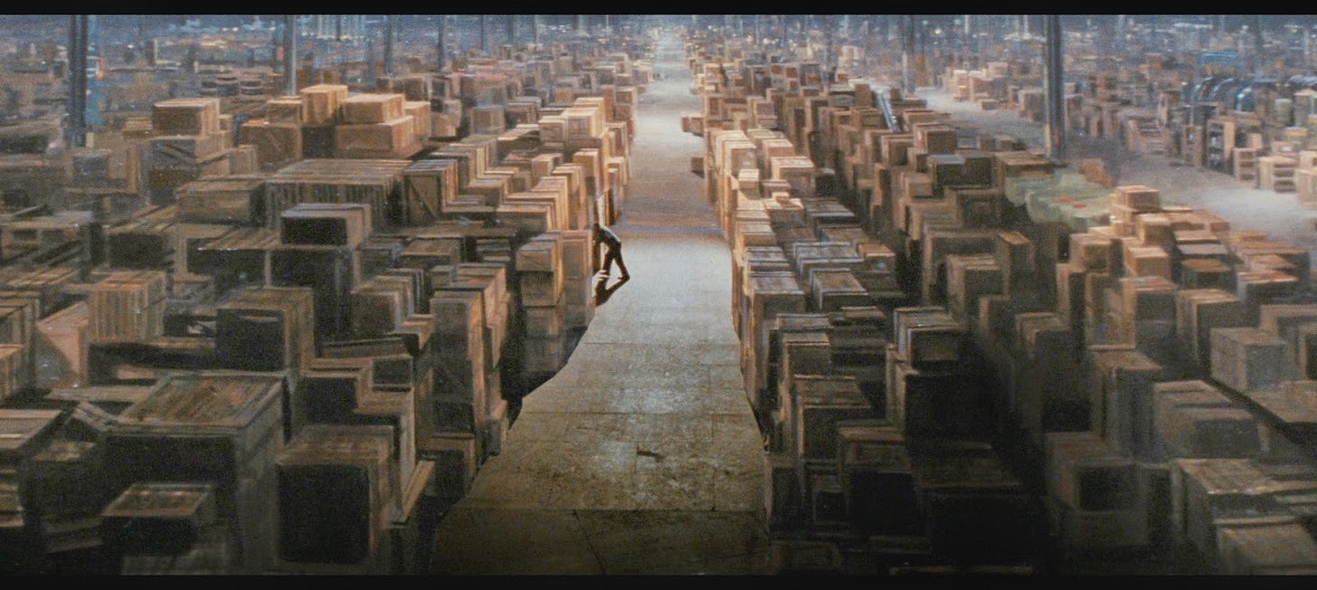 Raiders Of The Lost Ark Warehouse Gif