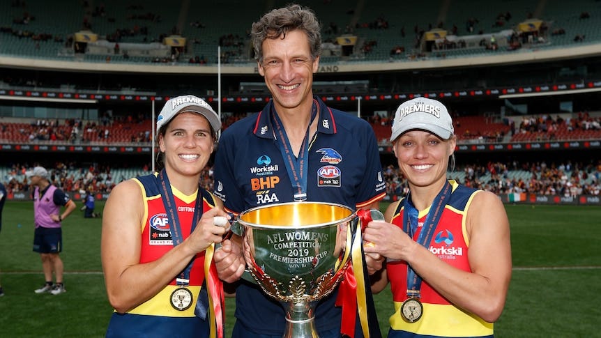 Two-time AFLW premiership winner Matthew Clarke to step down as Adelaide  Crows coach - ABC News