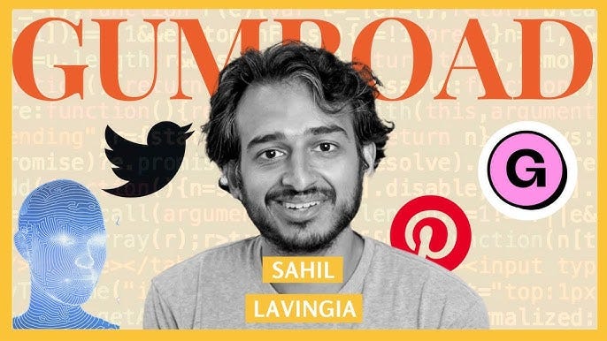 Sahil Lavingia on founding $100M Gumroad, AI ecosystem, an Isaac Asimov  future, his 300k audience - YouTube