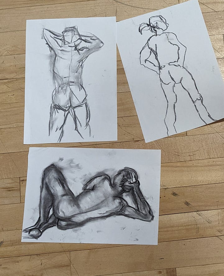 male nude life drawing cardiff aberdare
