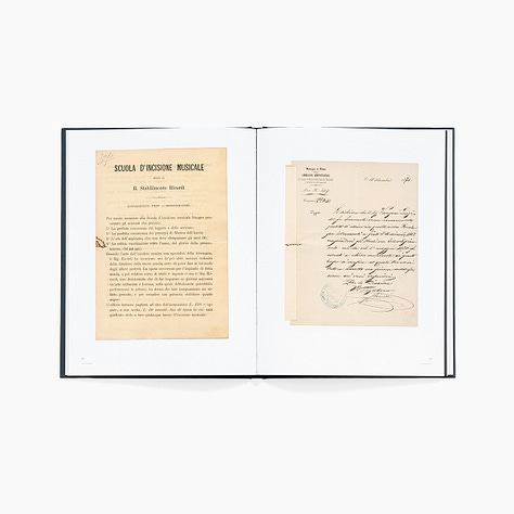 Musica incisa. Casa Ricordi e l'arte tipografica musicale / Engraving Music. Casa Ricordi and the Art of Music Printing, Edited by Carlo Lanfossi, Archivio Storico Ricordi / Tipoteca Italiana Fondazione, «Musica», Antiga Edizioni, Crocetta del Montello (TV), 2025