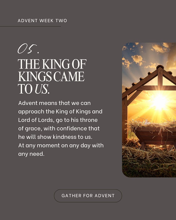 Week 2 of Advent - Excerpt from Andrew Kooman's Gather for Advent book