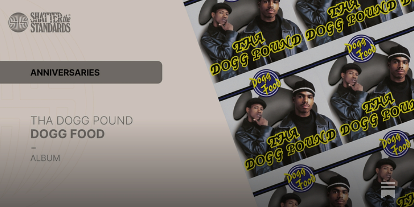 Anniversaries: Dogg Food by Tha Dogg Pound