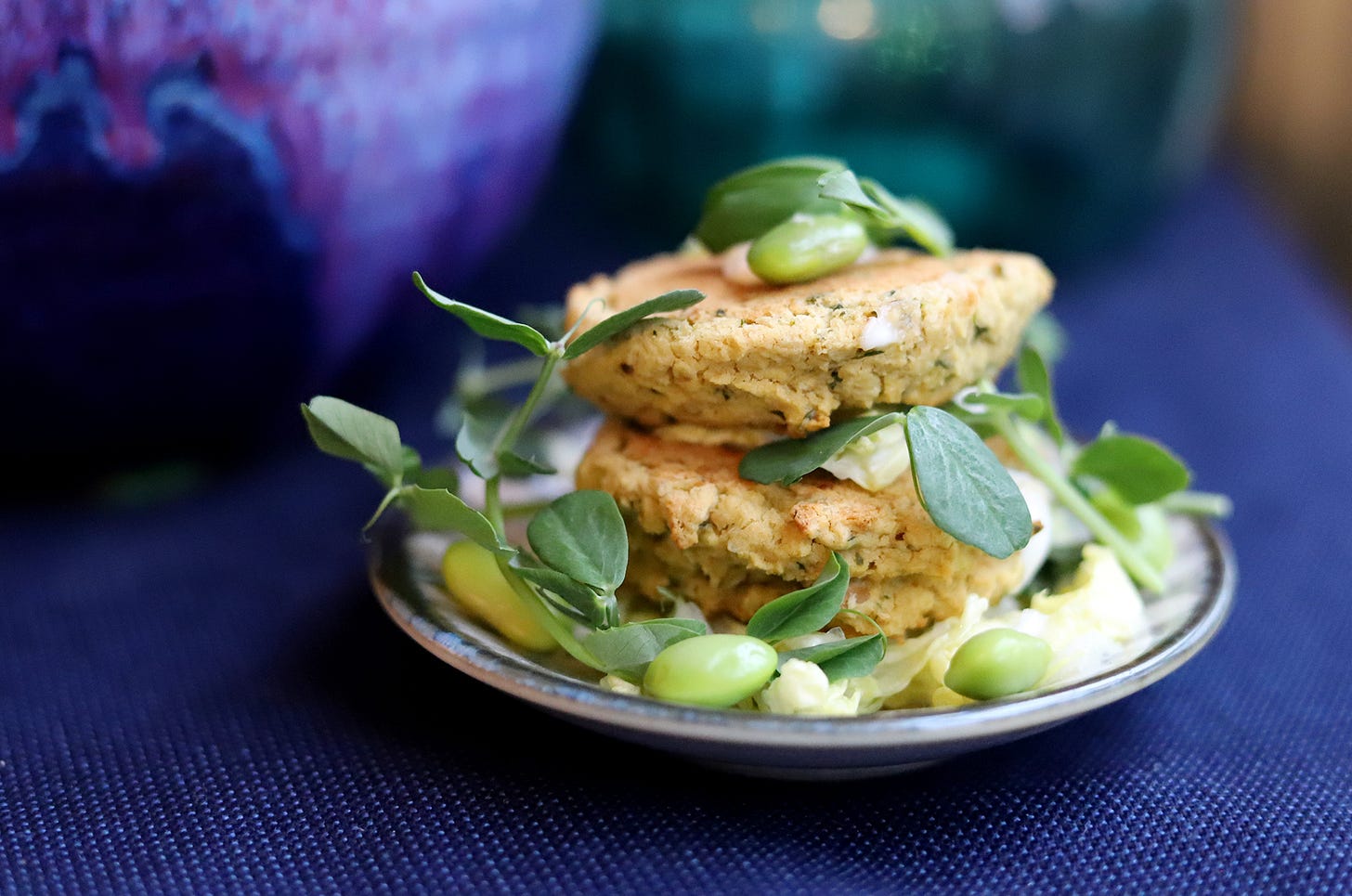 Sarah Waldman's Baked Falafel with Lime Sauce and Slaw, Cook the Vineyard