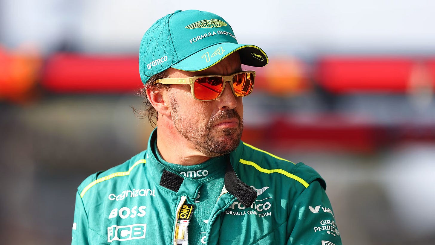 Fernando Alonso started P8 in the 2025 Italian Grand Prix | Credit: Formula One
