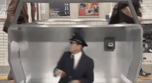 Ticket Taker Train Turnstiles GIF - Ticket Taker Train Turnstiles Guy Inside Machine GIFs Ticket Taker Train Turnstiles GIF - Ticket Taker Train Turnstiles Guy Inside Machine GIFs