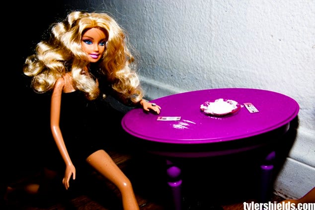 Emma Roberts does some damage Barbie's reputation in new Tyler Shields  photoshoot | Daily Mail Online