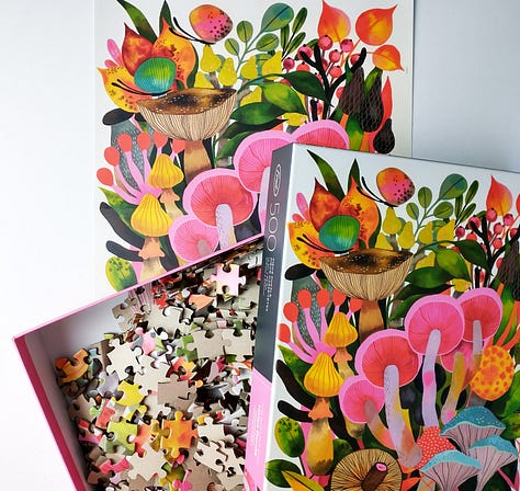 Genuine Fred Mushroom Toomuchery Jigsaw Puzzle