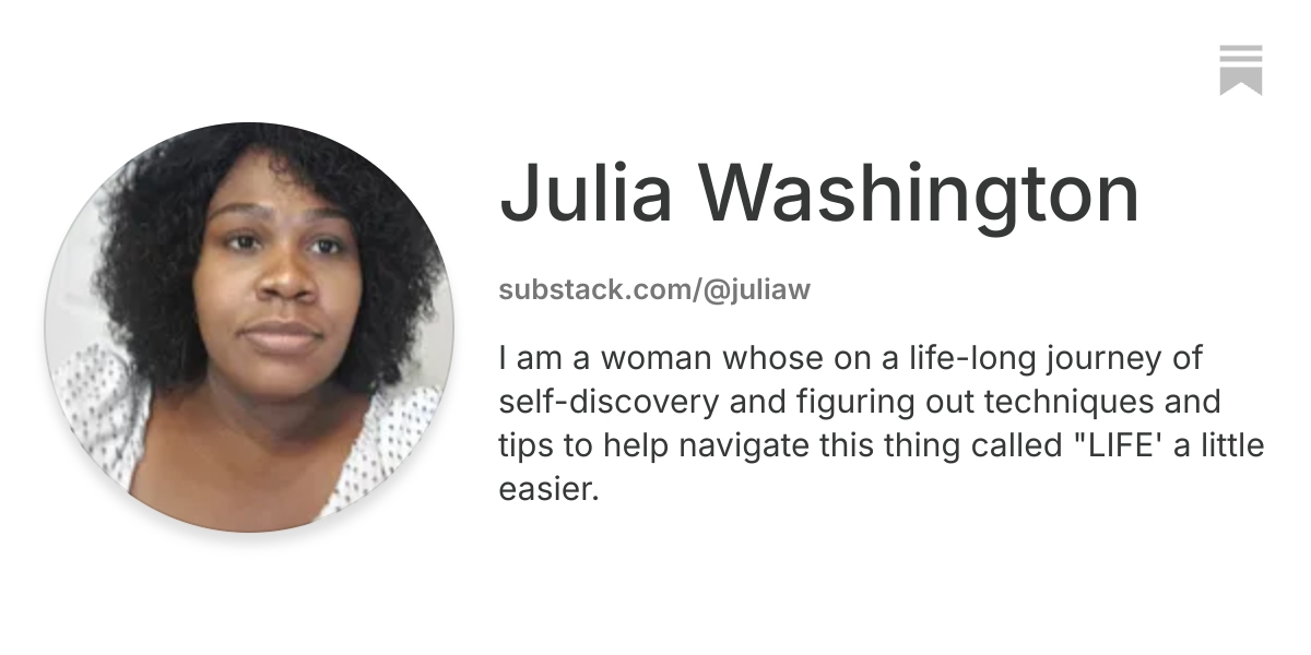 Julia Washington | Substack