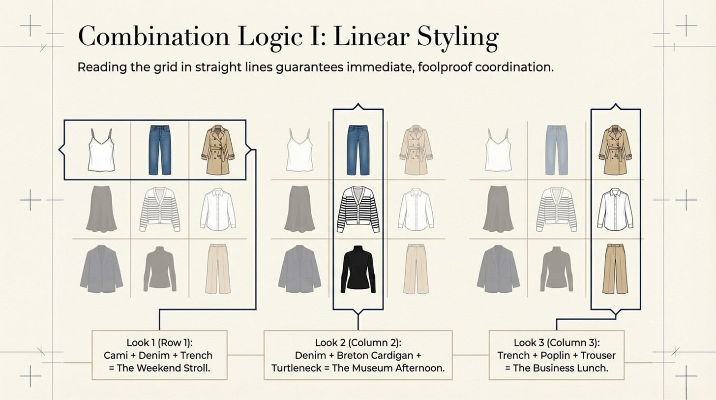 The Sudoku Packing Method: 9 Pieces, 27 Outfits, 1 Backpack