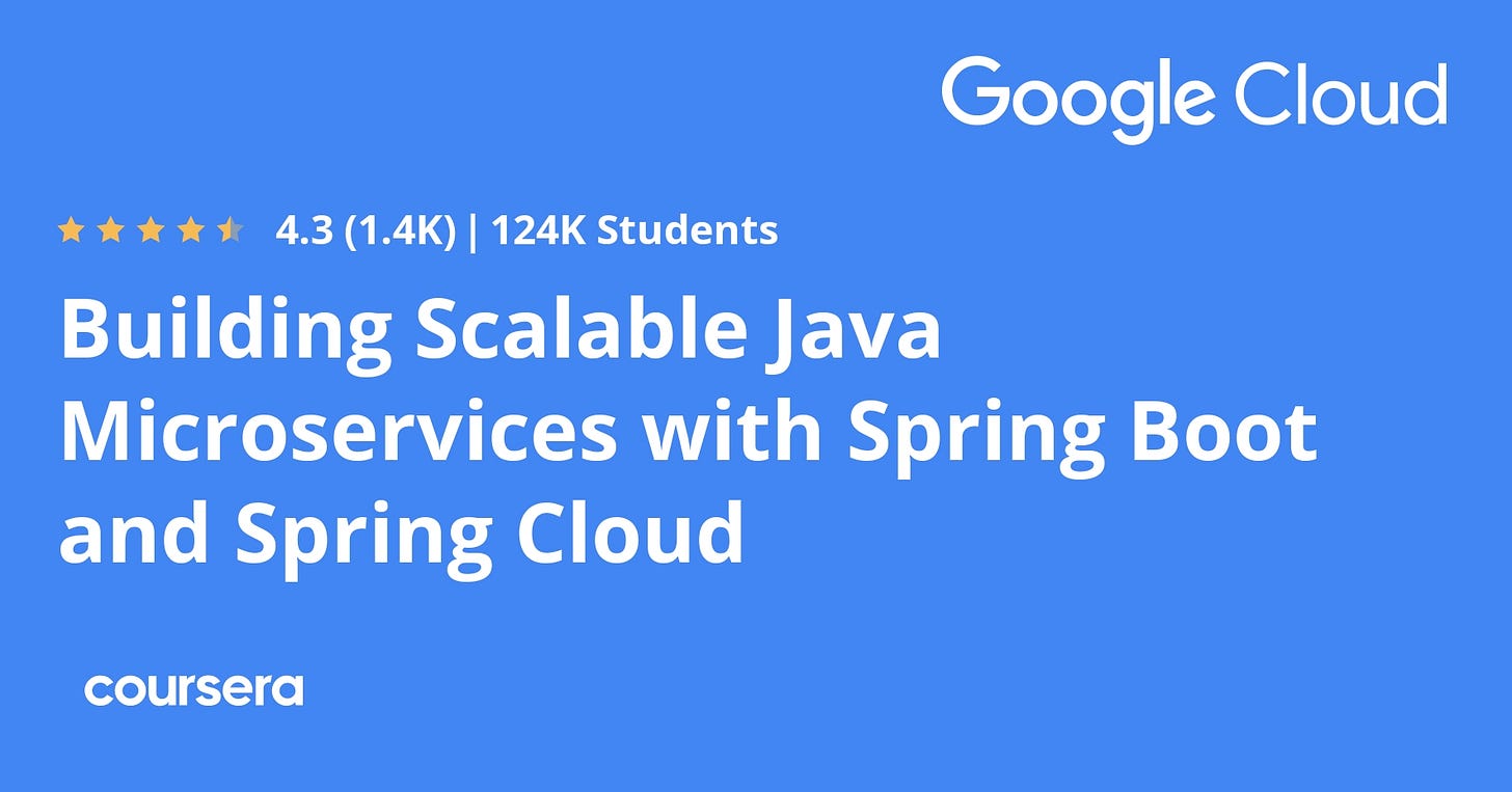 Building Scalable Java Microservices with Spring Boot and Spring Cloud | Coursera Building Scalable Java Microservices with Spring Boot and Spring Cloud | Coursera