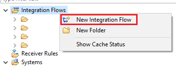 Create new integration flow by right click NWDS Create new integration flow by right click NWDS