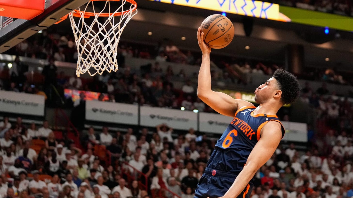 Knicks’ Quentin Grimes in line for another leap in 2023