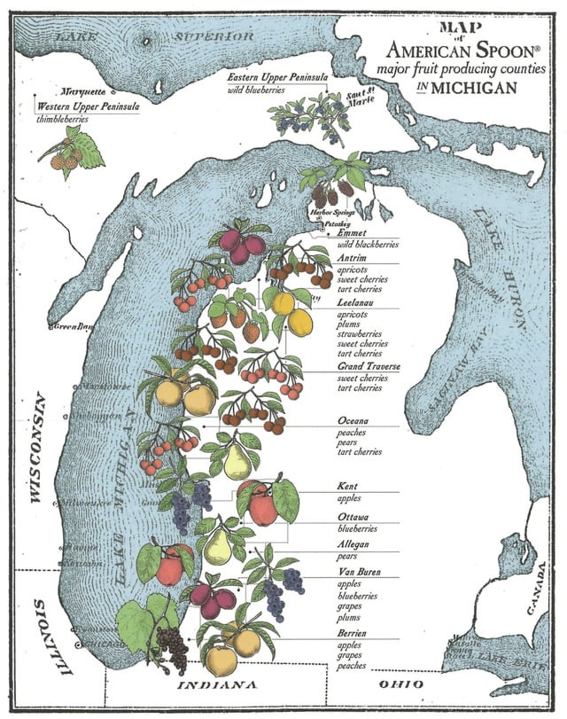 r/MapPorn - Michigan’s Fruit Belt r/MapPorn - Michigan’s Fruit Belt