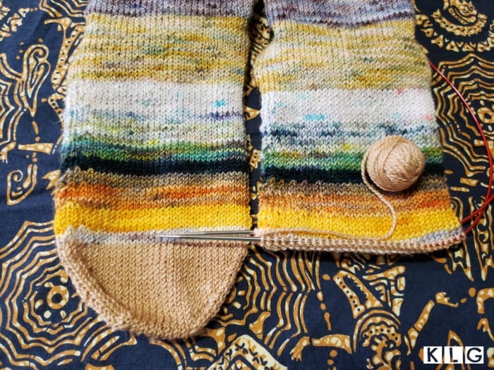 Getting To The Heel Of The 2nd Knitted Sock