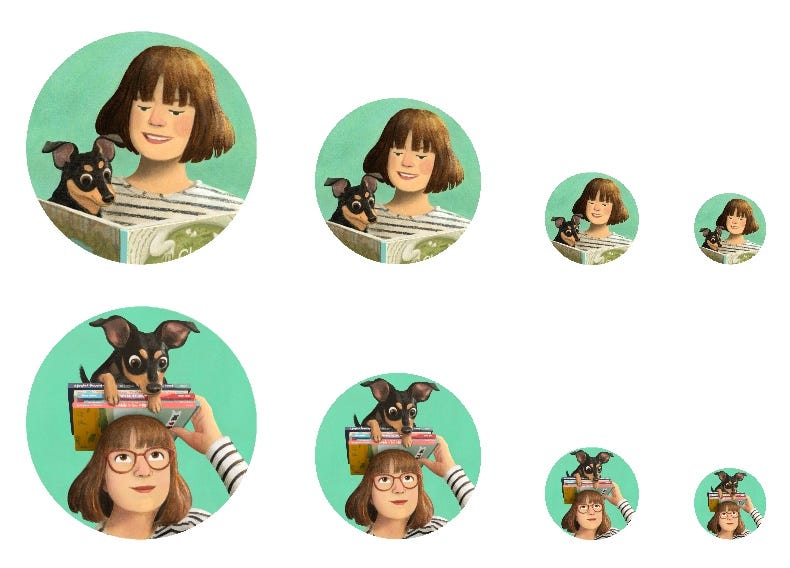 A comparison of the various profile pic sizes in the Instagram app A comparison of the various profile pic sizes in the Instagram app