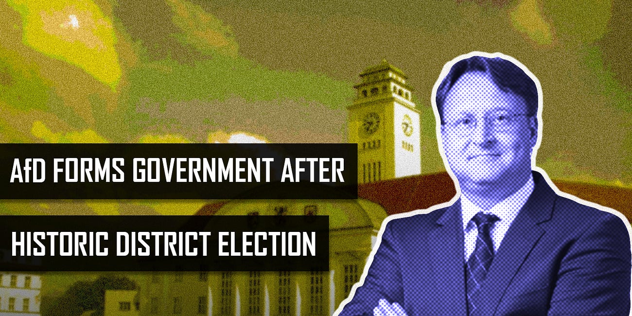 #61: GERMANY'S AfD TO FORM GOVERNMENT AFTER HISTORIC LOCAL ELECTION
