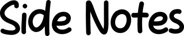 Side Notes