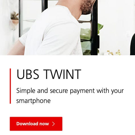 Images of TWINT apps