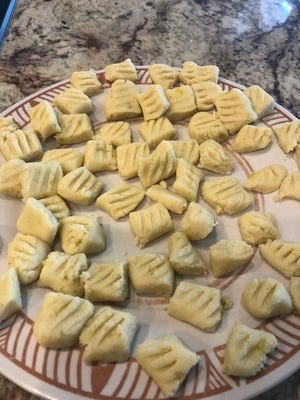 Precooked gnocchi