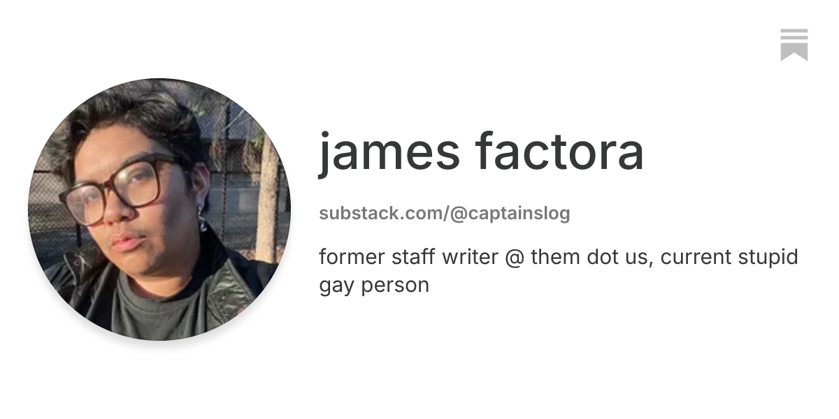 james factora | Substack