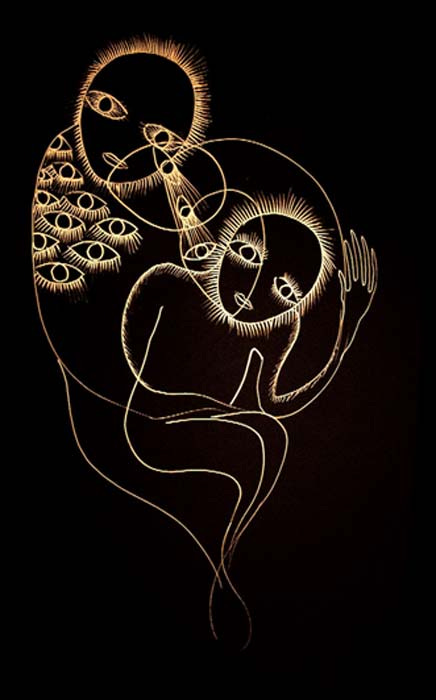 Witch with Familiar (Image © Maja D’Aoust)