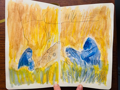 Sketchbook images by Beth Spencer