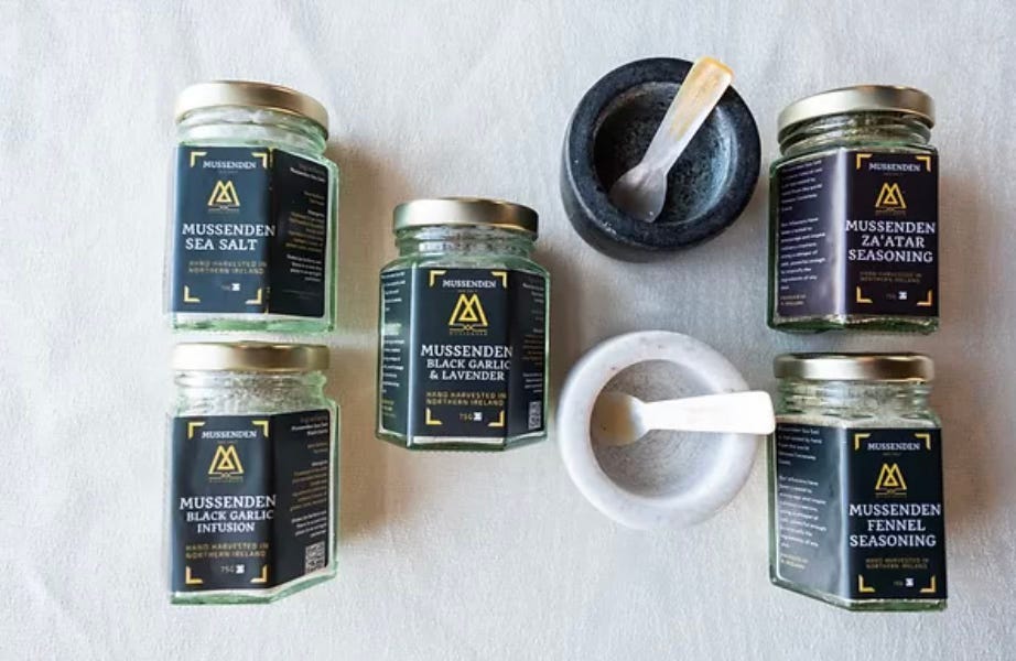Mussenden Sea Salt from Northern Ireland