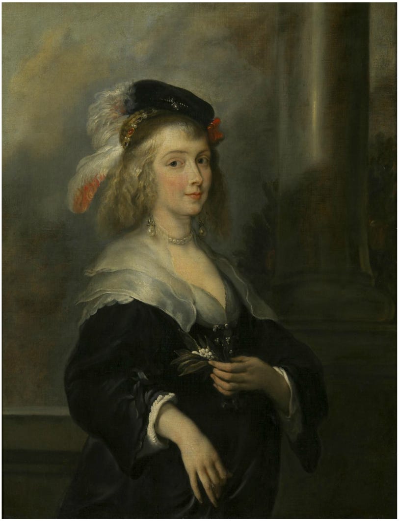Helena Fourment, Rubens' second wife, painted by Rubens