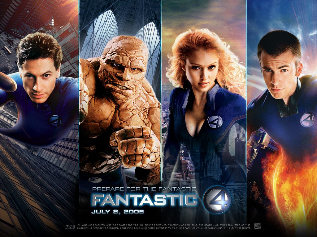 Waiching's Movie Thoughts & More : Retro Review: Fantastic Four (2005)