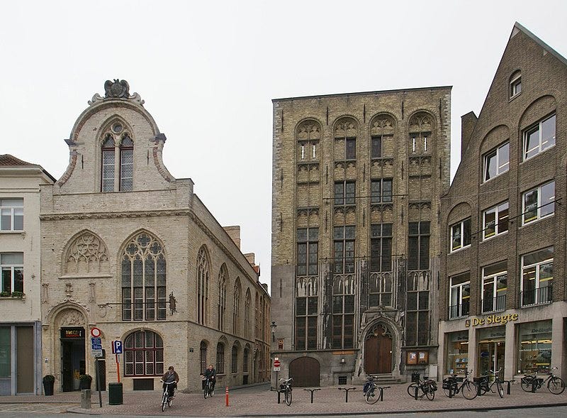 File:Bruges - Saaihalle and fair.jpg File:Bruges - Saaihalle and fair.jpg
