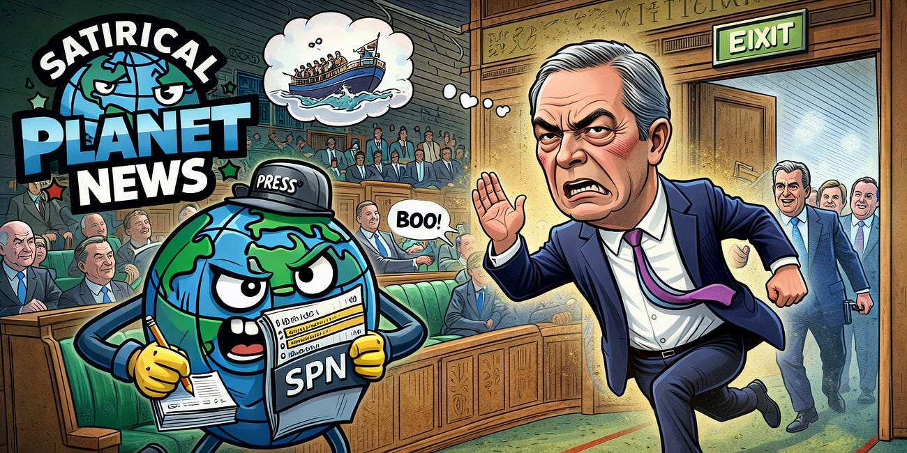 Reform UK: Nigel Farage Walked Out of PMQs. Which Rather Gave the Game Away