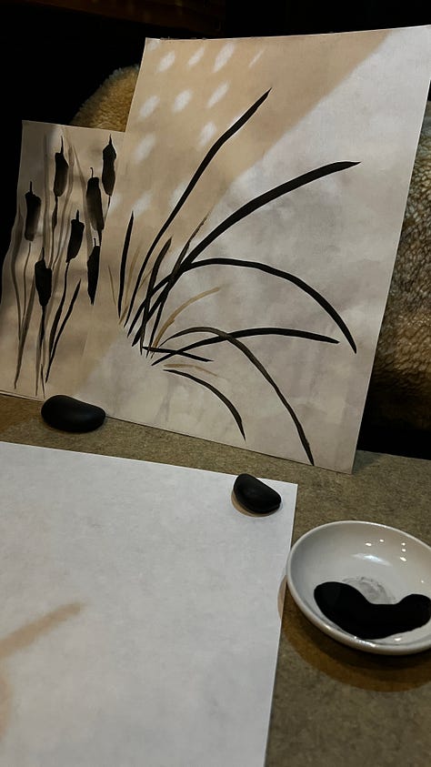 A gallery of art and art supplies in the Po Mo Chinese brush painting tradition