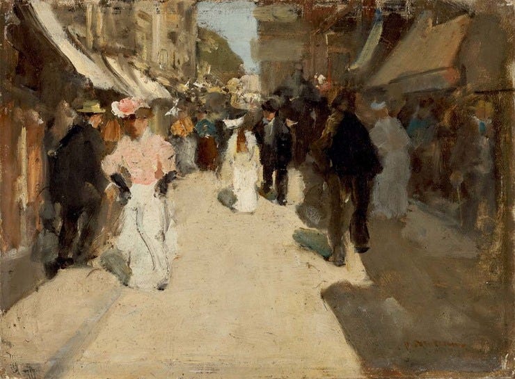 'Elegant figures' - olieverf op doek: Floris Arntzenius