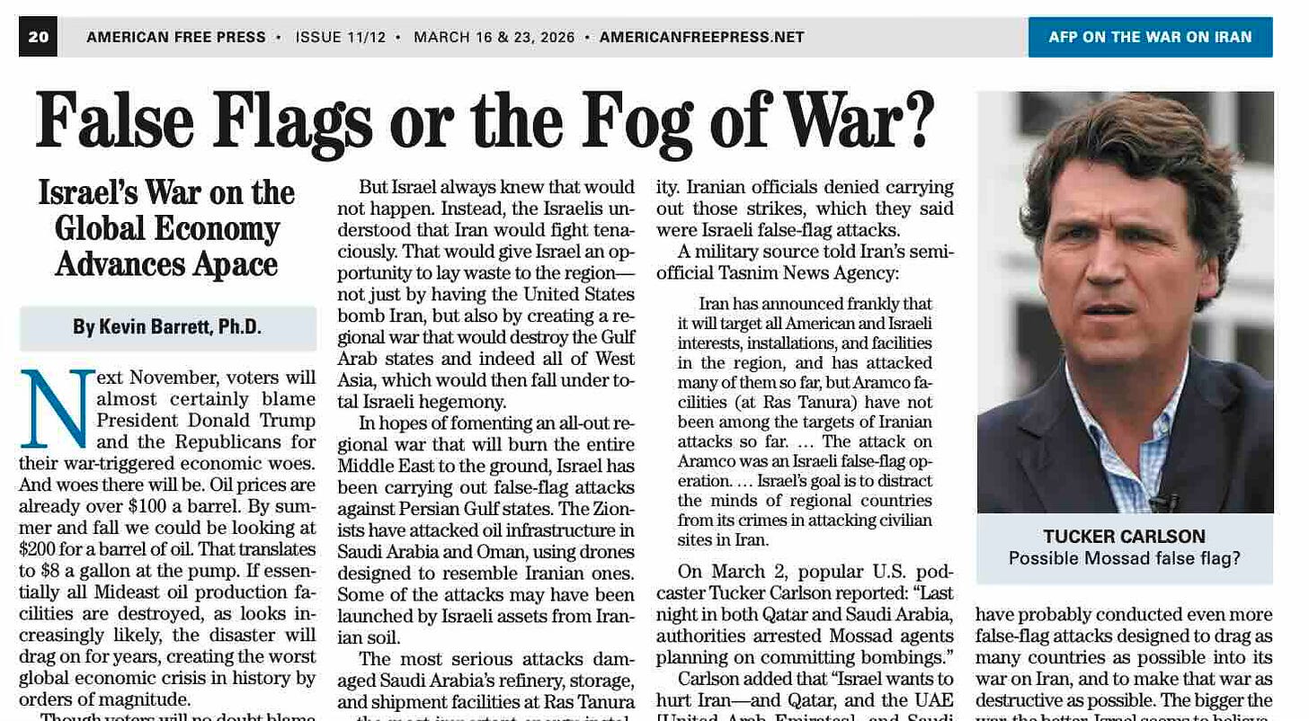False Flags or Fog of War? - by Kevin Barrett