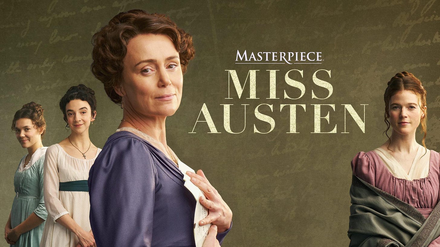 Miss Austen PBS Review | Double Take TV Newsletter | Jenni Cullen