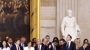 Feeding time at the farm, oops the Inauguration